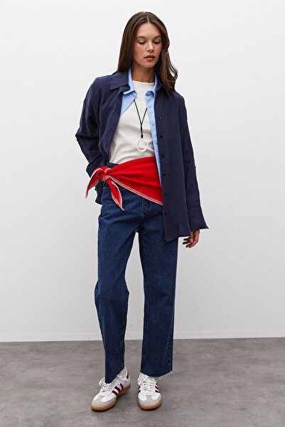 urban focus Oversize Shirt with Epaulettes