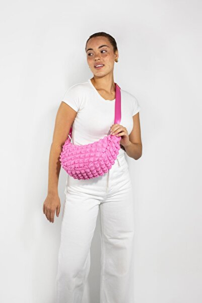 KIND BAG - Geanta femei Crossbody din material RPET - Roz