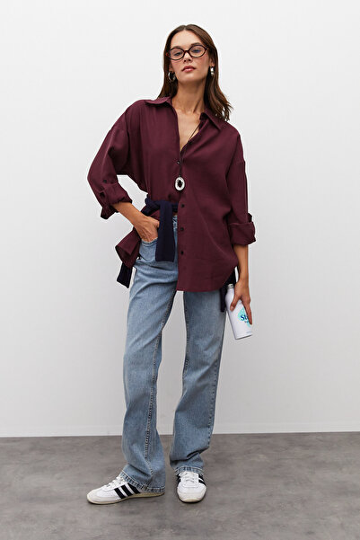 urban focus Oversize Shirt with Epaulettes