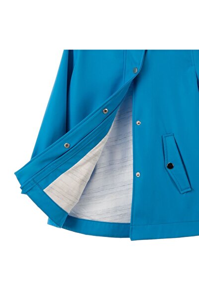 Aslı Türkoğlu Blue Side Pocket Children's Raincoat