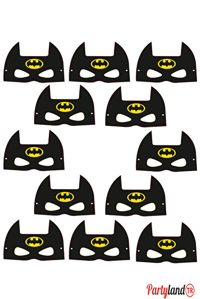 PartylandTR Batman 12'li Karton Gözlük Seti