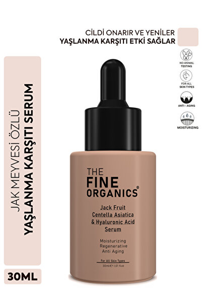 THE FINE ORGANICS Centella Asiatica Hyaluronic Acid Serum Onarıcı Yatıştırıcı...