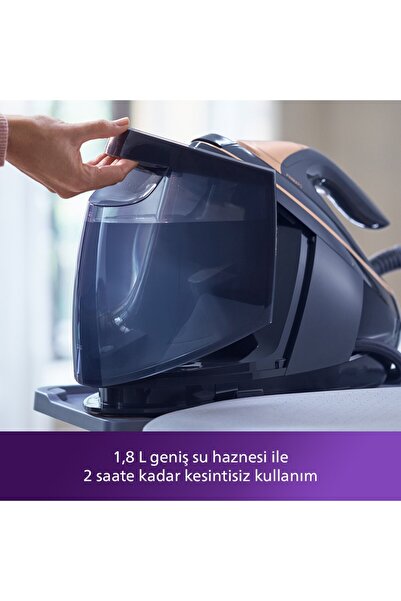 Philips PerfectCare 9000 Serisi, Kameralı Taban+ Tüy&yün toplayıcı