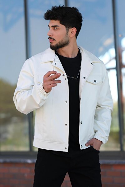 Stilkombin Пальто зі штучної шкіри STR 5021-50311 з еластичними рукавами на блискавці