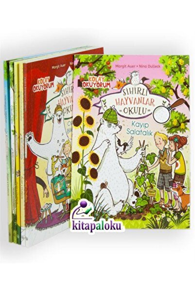 TÜRKİYE İŞ BANKASI KÜLTÜR YAYINLARI Kolay Okuyorum, Sihirli Hayvanlar Okulu S...