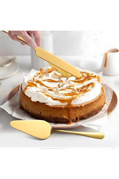 COOYA 2Pcs Stainless Steel Wedding Cake Cutting Set with Gift Box,for Parties,Birthdays,Anniversaries Gift