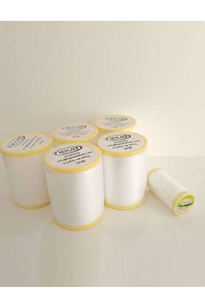 Neva 5 Adet Kuaför, Epilasyon Ve Dikiş Ipliği - Beyaz - 750 Mt - 1 Adet Neva 100 Mt Hedi̇ye