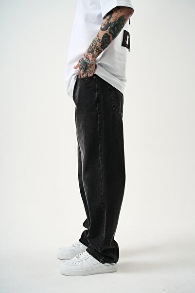 Respire Erkek Washed Baggy Pantolon Gri