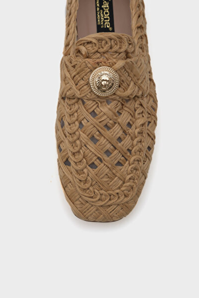 Capone Outfitters Tara Straw Knit Women's Loafer