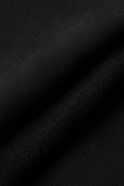 POLYMOOD Fleece Inside Winter Thick Cotton Combed Oversize 3 Yarn Threaded Hooded Sweatshirt Hoodie