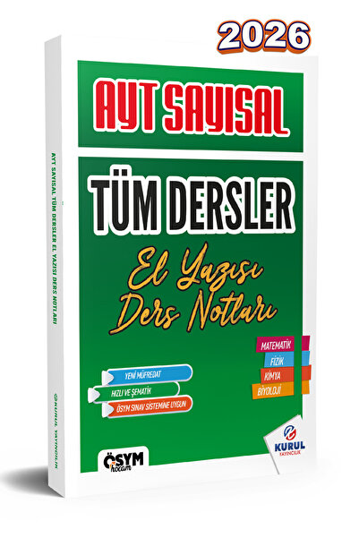 Kurul Yayıncılık Ayt Sayısal Tüm Dersler Tek Kitap Konu Anlatımlı Pratik Ders...