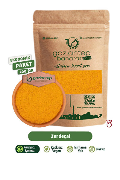 Gaziantep Baharat Zerdeçal Toz 200gr