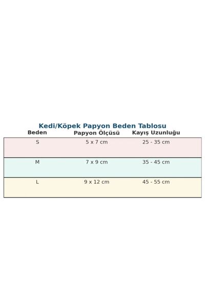 MS Pet Design Ayarlanabilir Kedi Köpek Papyonu