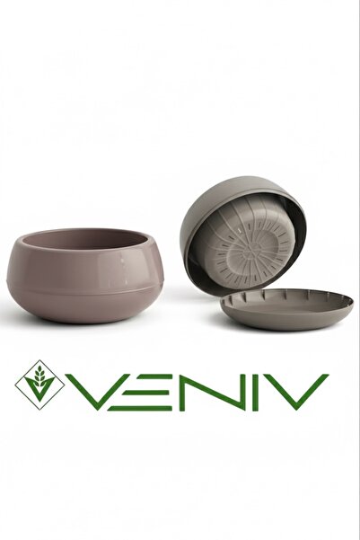 VENİV AGRİCULTURE Aranjman Dekoratif Saksı-çiçek-kaktüs Ve Sukulent 0.68l- 1adet