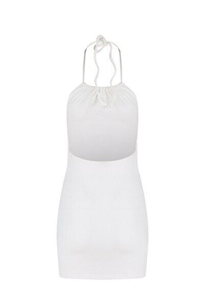 La Sarta Della White - Φόρεμα με μοτίβο ζακάρ τσάντας δεν δείχνει εσωτερικά