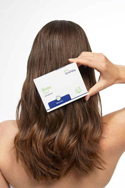 Dr. Ümit Aktaş Biotin 5000mcg D-Biotin (B7 + Vit.H) Saç Vitamini Güçlendirici Takviye 30 kapsül
