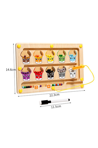 Choice Double sided board 2 in 1 Magnetic Color Sorting Maze & Drawing Board ...