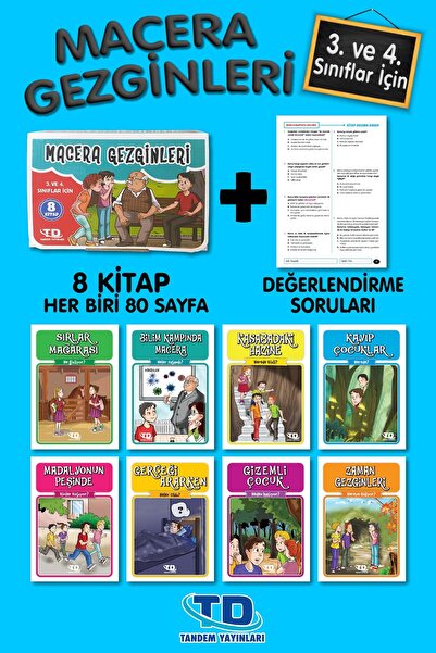 Tandem Yayınları Macera Gezginleri 8 Kitap
