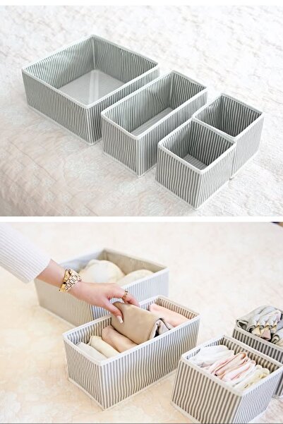 Helen's Home Organizator cu 4 dulapuri și sertare - Set cutie de depozitare h...