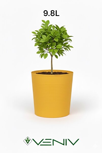 VENİV AGRİCULTURE Kırılmaz Dekoratif Saksı 9.8L -1 Adet