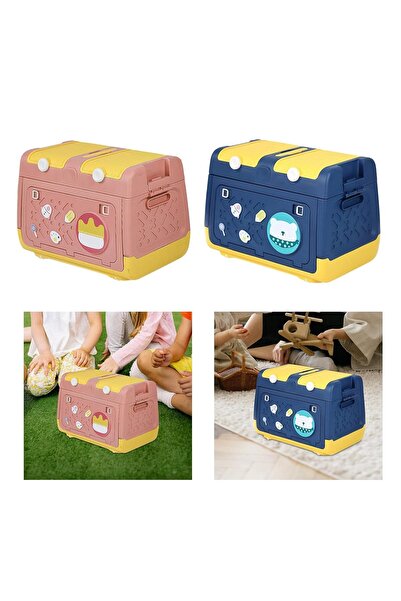 AutoFamily AUTO FAMILY Toy Plastic Storage Box for Kids 25L, Storage Containers Stackable Plastic Bins For Home