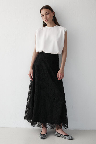 Melike Tatar Κεντημένη φούστα 32-3542