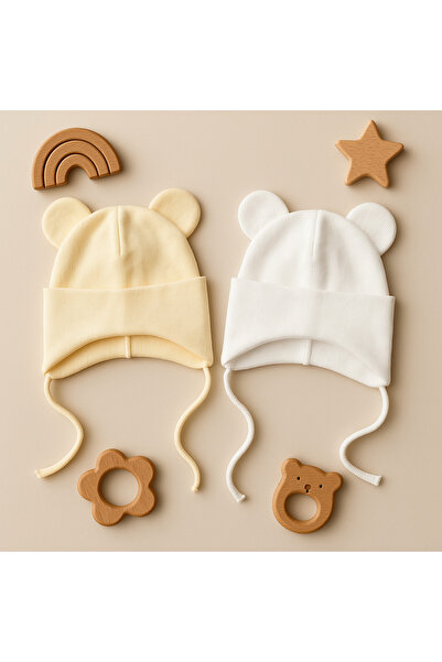 greenmoss 100% cotton twin baby beanie