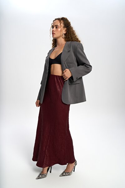 MAI STUDIOS CO. Λεπτομέρεια γιακά Volda Anthracite Blazer