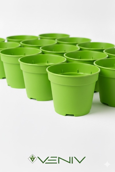 VENİV AGRİCULTURE Renkli Fide Yetiştime Saksısı 10 Adet-0.3L