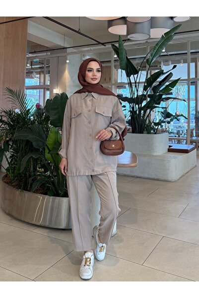 NİSUM MODA Σετ Modal με πουκάμισο