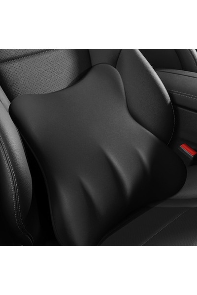 AutoFamily AUTO FAMILY Ergonomic Lumbar Support Backrest Pillow for Car & Office Chair – Memory Foam Cushion
