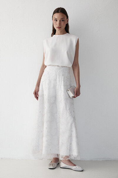 Melike Tatar Κεντημένη φούστα 32-3542
