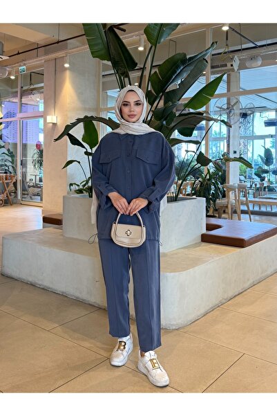 NİSUM MODA Σετ Modal με πουκάμισο