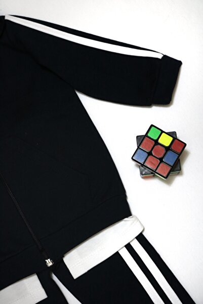 Pırlanta baby Şık ve Rahat 2 Parça Çocuk cepli fermuarlu Eşofman Takımı