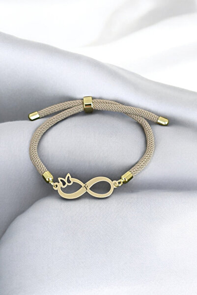 ARCHINO GOLD 14 Ayar Plakalı Altın Sonsuz Kelebek Motifli Bayanlara Özel Örgü...