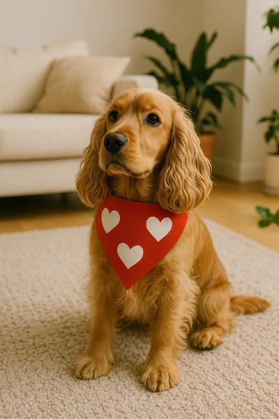 MS Pet Design قابل للتعديل القط الكلب باندانا