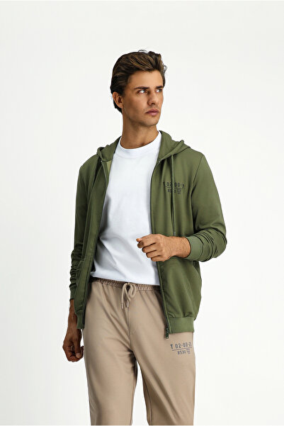 Kiğılı Hooded Zippered Regular Fit Sweatshirt