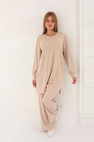 Lanze Soft Texture Fabric with Top and Bottom Tunic Set