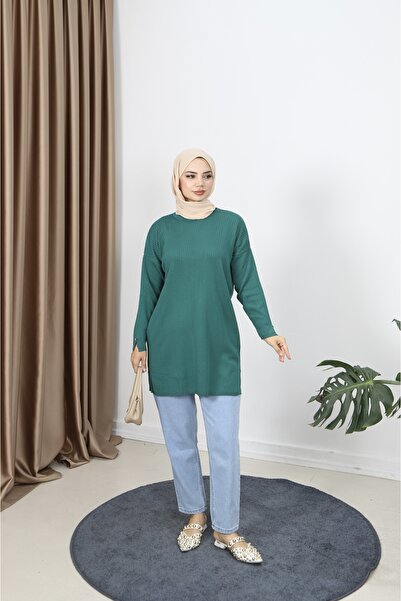 NİSUM MODA Venezi̇A Fi̇Ti̇Lli̇ Tuni̇K