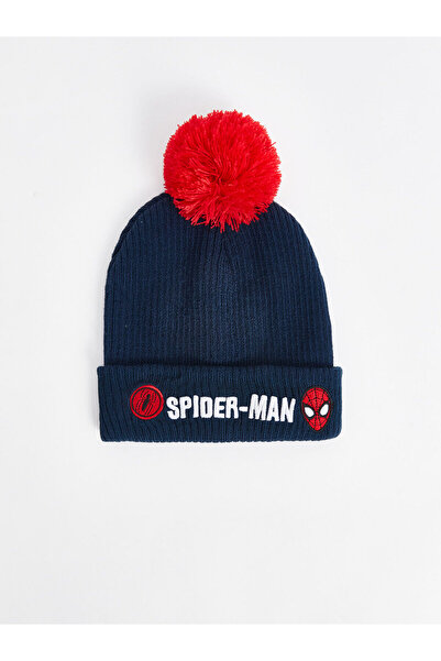 LC Waikiki New Season Spider-Man Embroidered Boys' Beanie - W4Ap71Z4