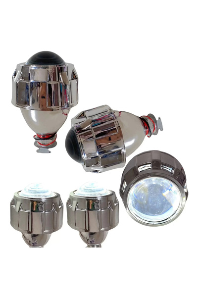 EKT 2.5 İNÇ DÜZ Bİ-XENON MERCEK BEYAZ ŞEYTAN GÖZ