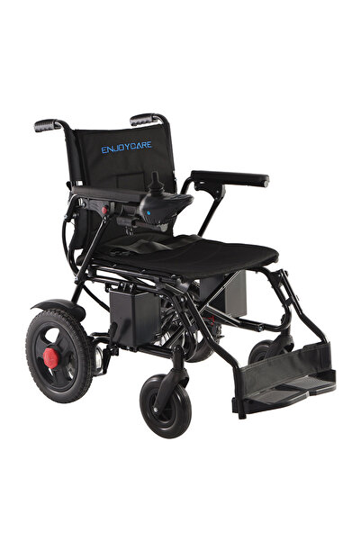 Jianliang كرسي متحرك كهربائي خفيف الوزن وقابل للطي متوفر 18 انش و 24 انش