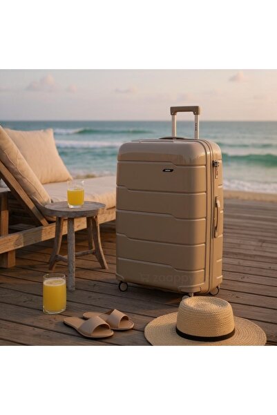 ZAAPPY Lightweight Pp 24 Inch [20-25kg] Spinner Wheels, Hard Shell, Unbreakable Luggage