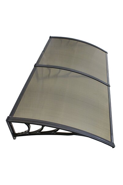 Genel Markalar Kapı Üstü Pratik Sundurma 200 X 80 cm Siyah