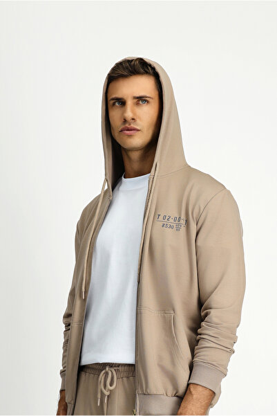Kiğılı Hooded Zippered Regular Fit Sweatshirt