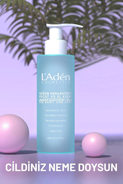L'Aden Cosmetics Onarıcı Ve Yoğun Nemlendirici El Ve Vücut Bakım Kremi 200 ml