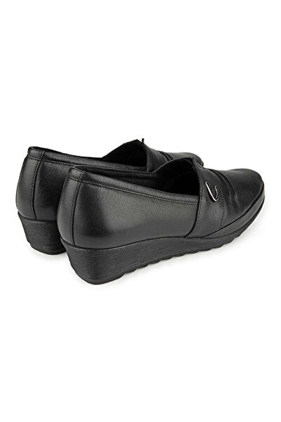 Muya Riska 6 Nokta Anatomik Taban Topuk Dikeni Hakiki Deri Kadın Ayakkabı