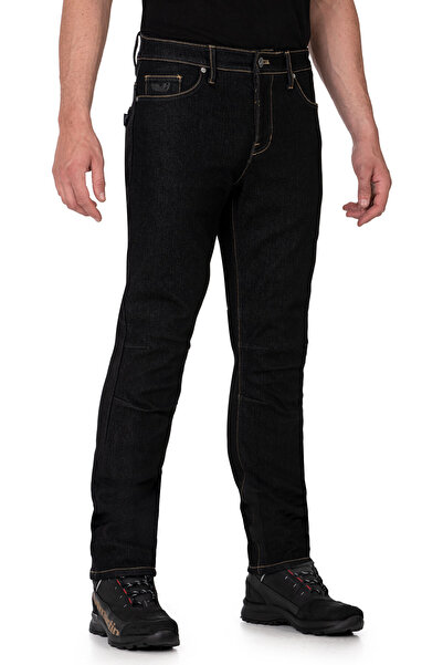 The Biker Jeans City Biker Cold Killer Black Korumalı Motosiklet Kot Pantolonu Erkek