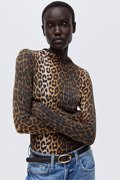 H&M Yarım Balıkçı Yakalı Üst