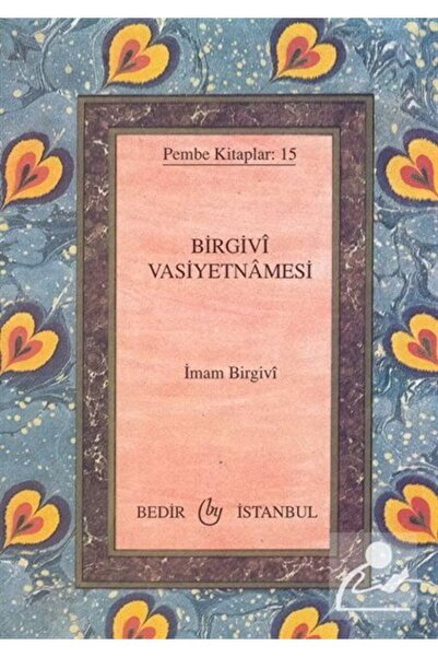 Bedir Yayınları Birgivi Vasiyetnamesi, Pembe Kitaplar:15